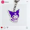 Chaveiro Sanrio Chaveiro Transparente de Acrílico Dupla Face Pingente Fofo para Bolsa Menina Kuromi Ins