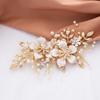 AliExpress pente de cabelo nupcial cocar de cristal imitação pérola noiva mulheres grampo de cabelo liga acessórios de casamento acessórios de cabelo atacado
