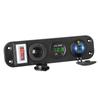 Novo produto carregador de carro QC3.0 carregamento rápido PD carregador de carro voltímetro modificado com interruptor fabricante novo produto tipo-C