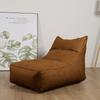 Sillón Sofá Perezoso, Reclinable Individual para Hora de Almuerzo, Chaise Lounge, Silla de Ocio de Tela para Dormitorio, Estilo Perezoso