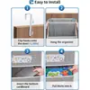 Bolsa de almacenamiento colgante de cinco capas mejorada para puerta de Amazon, gran capacidad, para el hogar y el dormitorio, organizador colgante