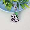 Cartoon panda chaveiro acrílico pingente estudante férias pequeno presente decoração ornamentos bonito chaveiro acessórios