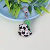 Chaveiro Pingente Panda de Desenho Animado em Acrílico Pequeno Presente Pingente Decorativo Estudante 2D Fofo Acessórios para Chaveiro