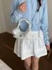 Bolso de mano plisado fresco y elegante, bolso tipo dumpling con estampado de estrellas, simple y elegante, bolso de cadena para hombro y bandolera moderno