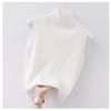 Camisola de cuello medio alto estilo coreano para mujer, nueva de primavera y verano, ajustada, sexy, casual, para usar debajo, tejido de punto, ropa exterior para mujer