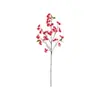 Simulación de suministro transfronterizo hoja individual de cerezo japonés con rama de flor de durazno hoja flor artificial de simulación para estudio en interiores venta al por mayor