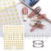 Adesivos de Nail Art Novos Transfronteiriços Full Beauty com Verso Adesivo Estilo Doce Camélia Flores Pequenas Adesivos de Unha Adesivos
