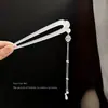 Grampo de Cabelo em Forma de U com Borla Hanfu Estilo Antigo 2026 Novo Modelo Grampo para Coque na Parte de Trás da Cabeça, Acessório de Cabelo para Qipao