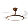 Lámpara de Ventilador de Techo para Dormitorio Estilo Vintage, Lámpara de Ventilador de Techo Invisible para Comedor, Modelo Nuevo 2026 Ventilador de Techo Silencioso Integrado Araña L696