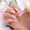 Unhas Vestíveis Transfronteiriças de Comércio Exterior, Adesivos de Unha de Aranha Preta Doce e Descolada Personalizados, Peças de Manicure Vestíveis, 24 Peças de Unhas Prontas