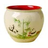 Fabricante de Accesorios de Cerámica para Té Panda Paradise: Taza para lavar té, Cubo de agua para té, Esterilla de té, Contenedor de residuos de té para mesa