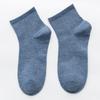 Calcetines cortos de mujer, calcetines de algodón de color liso de primavera y verano, calcetines de longitud media, medias de estilo coreano, estilo académico, calcetines náuticos de boca baja, de moda.