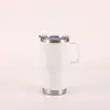 Comercio exterior taza de coche de 20 oz/30 oz acero inoxidable taza aislada de gran capacidad taza de coche portátil para exteriores con asa taza para hielo