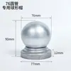 Acessórios para Cabeça de Coluna de Ferro Forjado, Bolas Decorativas para Guarda-corpo, Cabeças de Coluna para Tubo Quadrado, Tampas de Bola para Tubo Redondo e Quadrado 40/50/60/80/100/