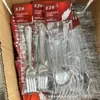 Cuchara con Cuentas, Tenedor y Cuchara con Cuentas, Fábrica de Origen Acero Inoxidable 410 Cuchillo para Bistec Occidental, Juego de Tenedor y Cuchara para Exportación de Comercio Exterior