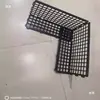 Barandilla de plástico supermercado frutería valla de frutas y verduras empalme estante engrosado partición tablero de partición engrosado negro mesita de noche