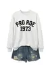 Pro Roe 1973 Amazon Wish Sitio Web Independiente Informal Cómodo Holgado Talla Grande Sencillo Otoño e Invierno Sudadera Exportación