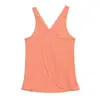 Nuevo Chaleco Holgado de Verano para Mujer, de Cuello Redondo, para Deportes y Fitness Transfronterizo, Cubre-Cuerpo de Secado Rápido con Abertura en la Espalda
