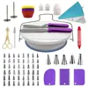 Conjunto de Boleira Giratória com 106 Peças, Bico de Confeitar, Saco de Confeitar, Espátula, Forminhas de Cupcake, Ferramentas de Confeitaria Venda por Atacado