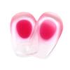 Protetor de calcanhar de silicone material GEL cor dupla copo para pé almofada traseira absorção de choque descompressão meia palmilha de tamanho aumento de altura palmilha fábrica atacado