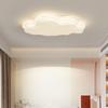Luminária de Teto Moderna Simples Estilo Creme para Quarto Lâmpada LED Proteção Ocular Espectro Completo Luminária para Quarto Principal Quarto de Crianças Luminária Nuvem