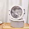 Marmita Térmica de Aço Inoxidável para Trabalhadores de Escritório e Crianças, Marmita de Grau Alimentício para Estudantes, Caixa de Conservação Micro-ondas e Aquecível