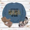Amazon deseo moda otoño e invierno ropa de mujer Suéter de manga larga con estampado de letras Glitter Dirt mama