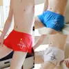 Calzoncillos tipo bóxer holgados para hombre, elegantes y cómodos, talla grande, shorts de cintura media