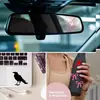 Adesivo Decorativo de Janela de Retrovisor de Carro da Amazon Flores de Desenho Animado Plantas Folhas Filme de Vinil Personalizável