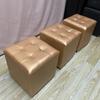 Taburete Bajo Ktv Cuero Encerado Aceite Taburete Cuadrado Pequeño Taburete Creativo Sofá Taburete Simple Taburete Para Cambiar Zapatos Banco Pequeño Puf Para Vestidor Producto Nuevo