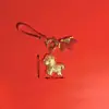 Chaveiro de Ouro Puro, Corrente para Celular, Pingente para Bolsa e Carro, Seleção para Transmissão Ao Vivo, Atacado de Presentes