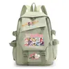 Mochila de mercancía del anime Magical Girl Madoka Magica Kuubi, con Madoka Kaname y Akemi Homura, una mochila escolar estilo 2D para niñas