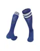 Meias de Futebol com Base de Toalha Espessa, Longas Respiráveis, Absorventes de Umidade, Antiderrapantes Esportivas, Meias de Futebol Infantil Listradas Acima do Joelho