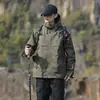 Chaqueta Softshell Suave para Exteriores Unisex Explorer Nueva de Primavera y Otoño Resistente al Viento Impermeable Ropa de Trabajo para Montañismo