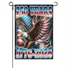 Bandera de Jardín para el 4 de Julio de América Bandera de Jardín para el Día de los Caídos Americano de Comercio Exterior Transfronterizo