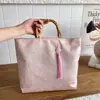 Bolsa de Mano de Bambú Estilo Chino Nueva al por Mayor para Mujer, Bolso Tote Bordado con Flores Nuevo Otoño 2026, Bolso de Mano de Gran Capacidad