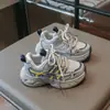 Zapatillas Deportivas Infantiles 2026 Primavera y Otoño Nuevo Modelo para Niños y Niñas Malla Transpirable Zapatos tipo Papá Casual Versátil Zapatillas de Running