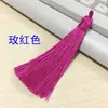 Borla Flecos Exquisito Nudo Chino Tipo Corto Gordito Estilo Antiguo Anillo de Tirar Colgante Borla Marcador de Libros Colgante Pequeña Decoración Accesorios Materiales