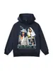 Novo moletom de inverno estilo americano da Cardi B, peso pesado em felpa, top unissex, moletom com lavagem vintage