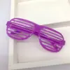 Persianas Venecianas Gafas de Fiesta Accesorios Juguete para Fiesta de Cumpleaños Marco de Gafas Fiesta en Bar Decoración de Fiesta Marco de Gafas