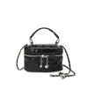 Bolsa de corrente mini com padrão de diamante da moda 2026 estilo coreano, bolsa versátil para batom de ombro/transversal