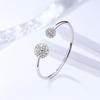 Jiahui, você das estrelas, pulseira feminina de moda Shambhala quanzhixian estilo coreano pulseira banhada a prata mulheres