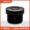 Lente de Câmera CHANCCTV 3.6mm Grande Angular 1/2.5 Visão Frontal Traseira Lateral Visão Anular Gravador de Condução