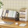 Estante de Mesa Rack de Armazenamento Mesa de Escritório Prateleira de Armazenamento Doméstico Quarto Infantil Mesa Simples Estante Pequena