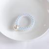 Celebridad de Internet coreana, sirena Ji, línea telefónica, anillo para el cabello, chica sencilla, láser, sin dejar rastro, banda de goma para el cabello, cuerda para la cabeza