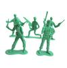 Modelo Plástico de Soldado Pequeno 6cm, Figura de Soldado Militar, Acessórios para Cena de Guerra de Mesa de Areia da Segunda Guerra Mundial, Brinquedo de Soldado