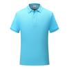 Nueva Camisa Polo de Solapa de Manga Corta de Verano 190g 40 Hilos para Hombre Color Puro Elegante Casual Moda Ropa de Trabajo con Estampado