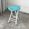 Taburete Plegable, Taburete Portátil para el Hogar para Cambiarse los Zapatos, Taburete de Mesa de Café, Silla de Mesa de Comedor, Taburete de Baño, Soporte Metálico Multifuncional de Almacenamiento en la Puerta