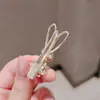 2024 nuevo lindo pasador de conejo clip para flequillo niñas clip para flequillo lateral clip superior pasador de pico de pato pasador clip para pasador