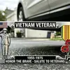Nuevo marco de matrícula creativo de metal transfronterizo en homenaje a los veteranos para colección conmemorativa y decoración